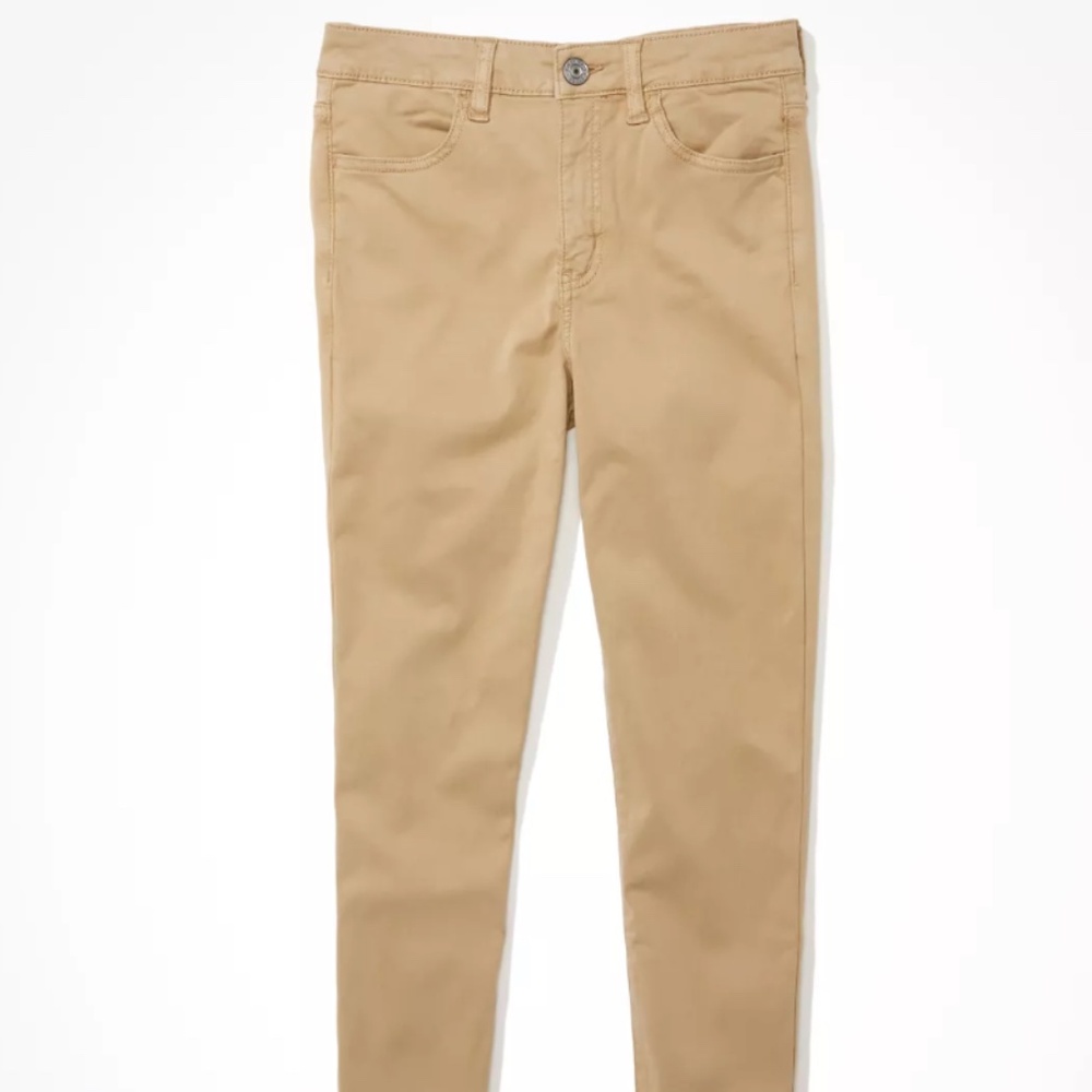 American Eagle Women's High-Waisted Jegging - Vintage Khaki , Size 4 Short